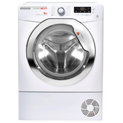 Hoover Dynamic DNC D91B-80 Condenser Tumble Dryer, B Energy Rating, 9kg Load, White
